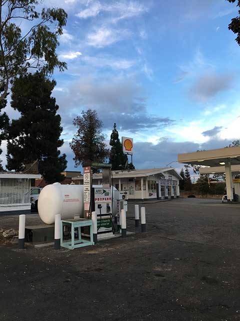 Image of the Main Street Shell Station ARRO Autogas site.