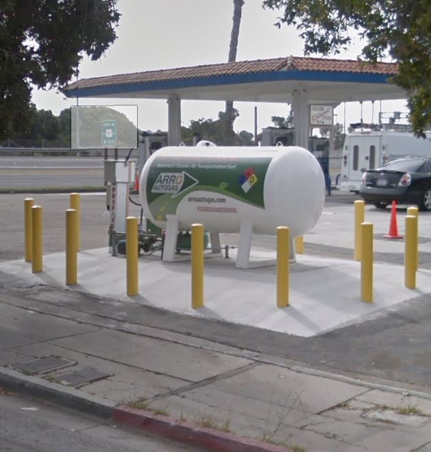 Image of the Ventura Seaward Oil ARRO Autogas site.