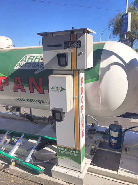 Image of the ARRO Autogas Funny's Las Vegas ARRO Autogas site.